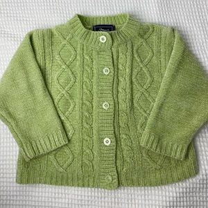 LIME GREEN cardigan